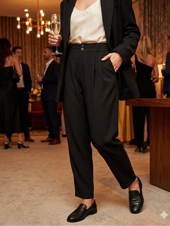 Pants - Classic Black Woman’s Dress Pants - Size XL
